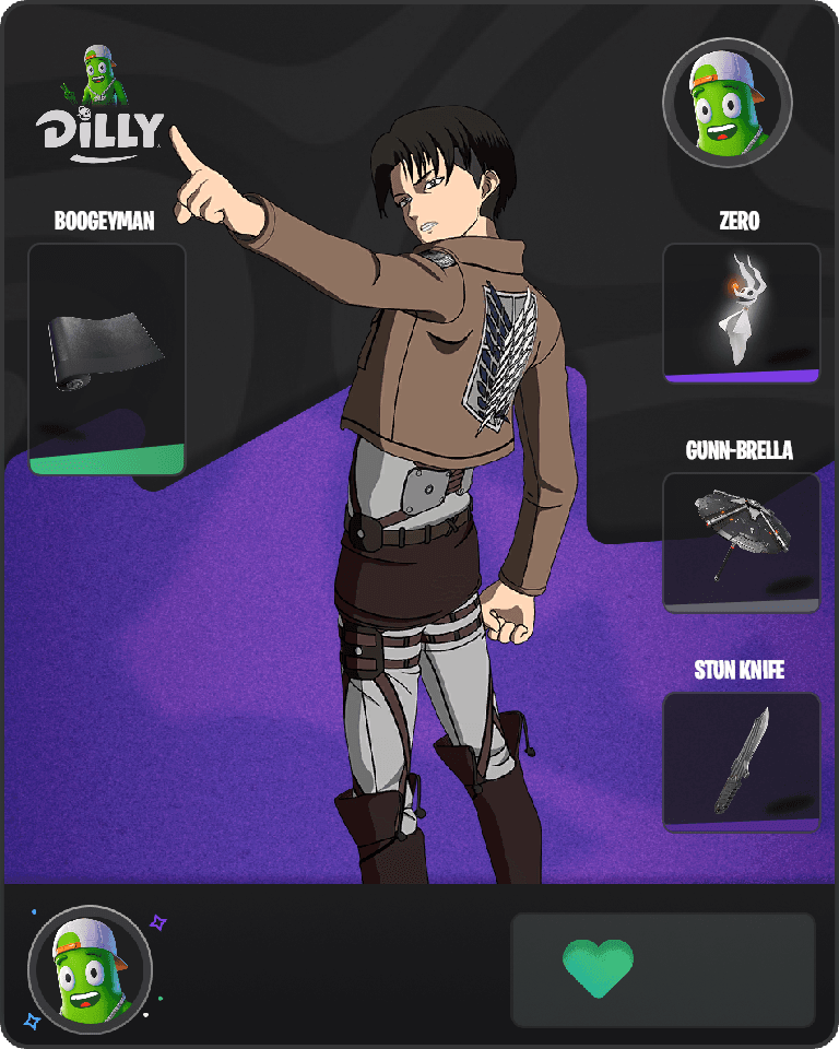 Captain Levi Fortnite combo