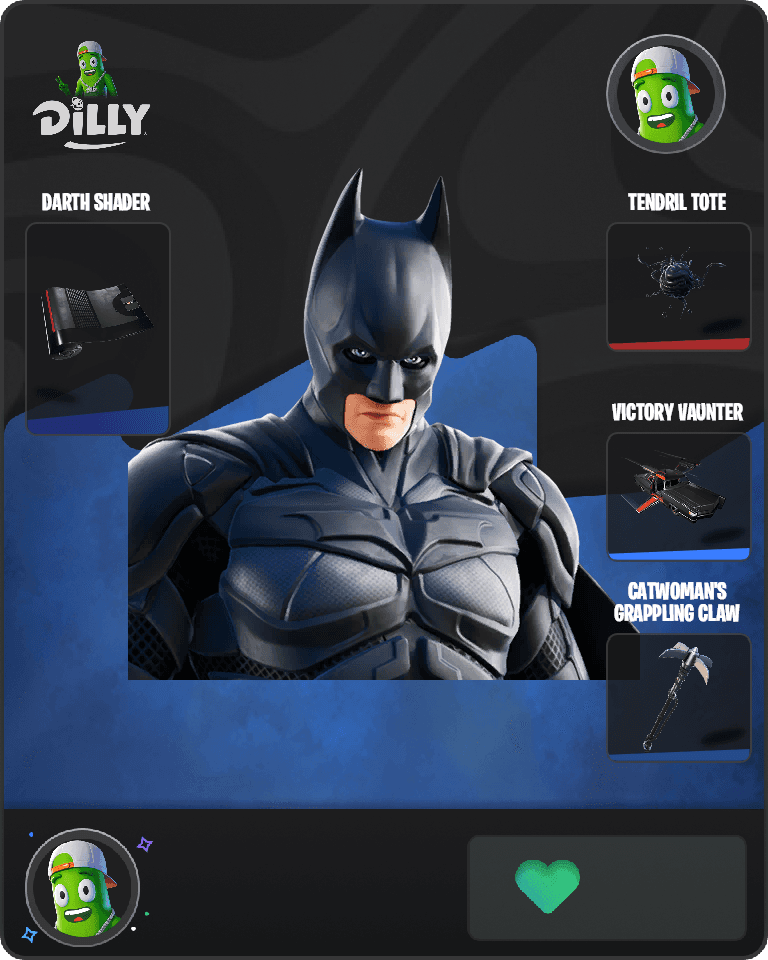 The Dark Knight Movie Outfit Fortnite combo