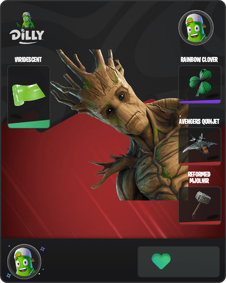 Groot Fortnite combo