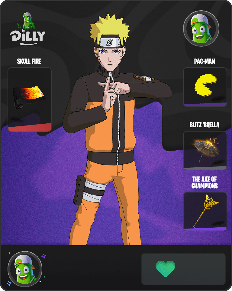 Naruto Uzumaki Fortnite combo
