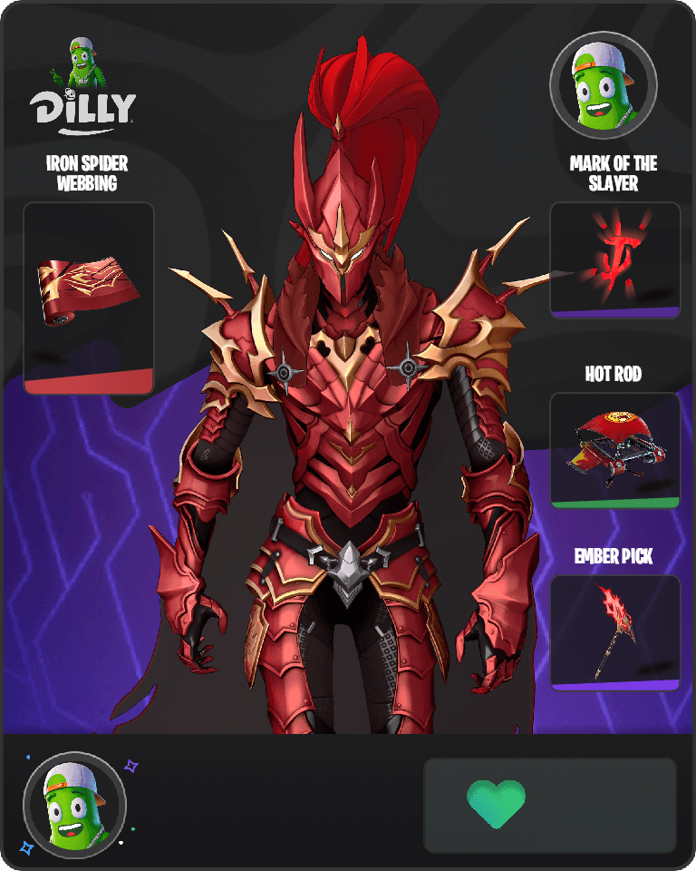 Blood-Red Commander Igris Fortnite combo