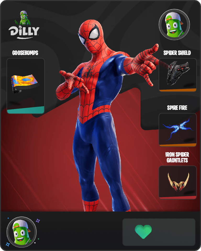 Spider-Man Fortnite combo