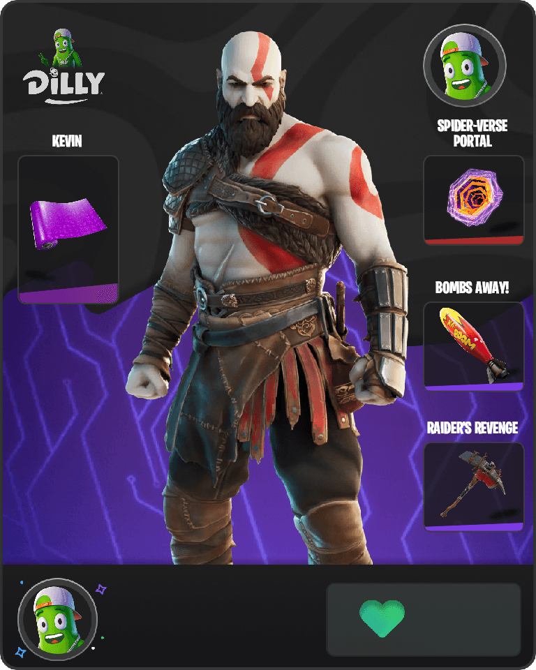 Kratos Fortnite combo