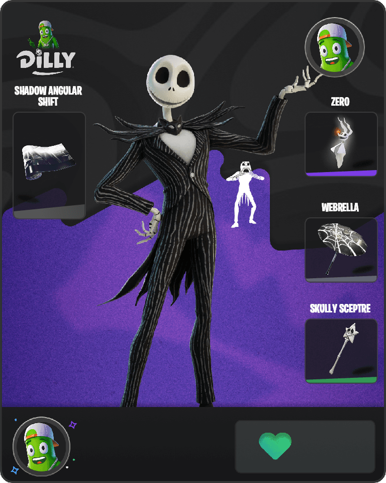 Jack Skellington Fortnite combo