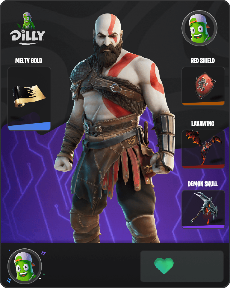 Kratos Fortnite combo
