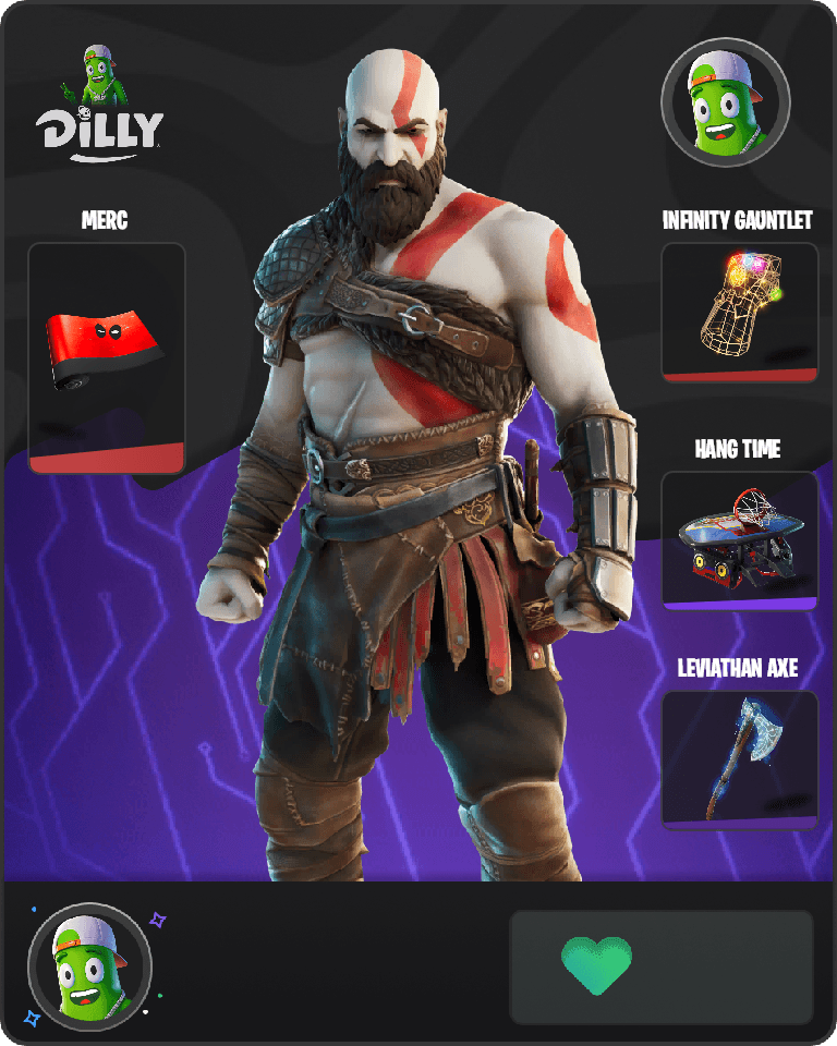 Kratos Fortnite combo