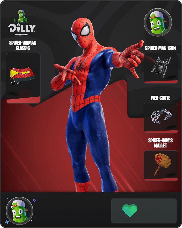 Spider-Man Fortnite combo