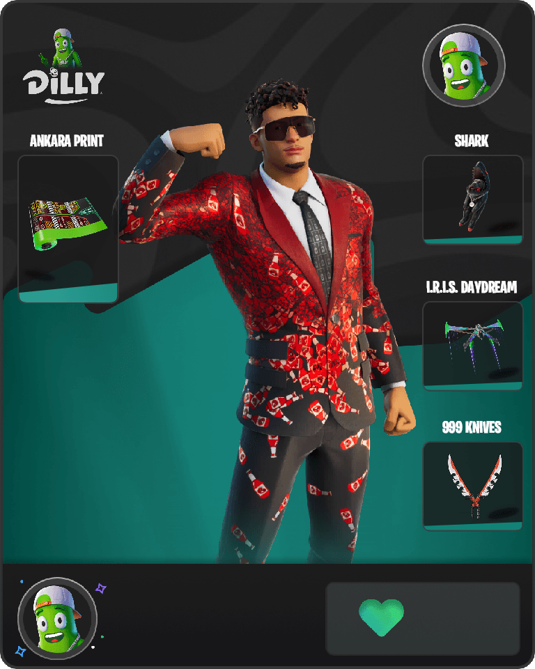 Mahomes Saucy Style Fortnite combo