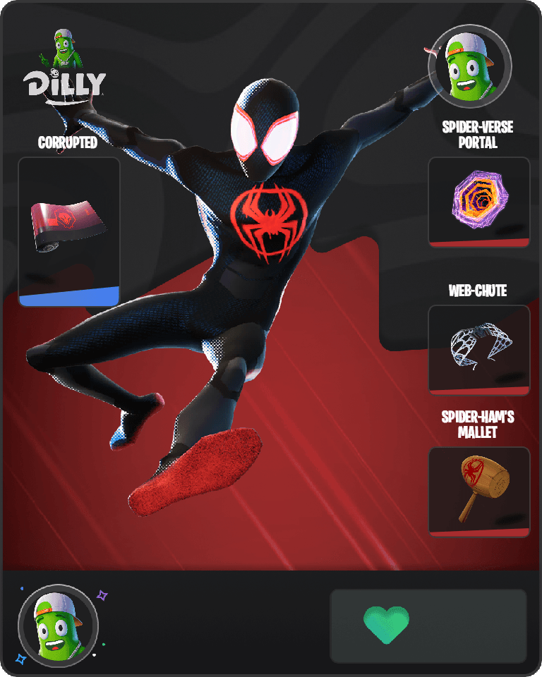 Spider-Man (Miles Morales) Fortnite combo