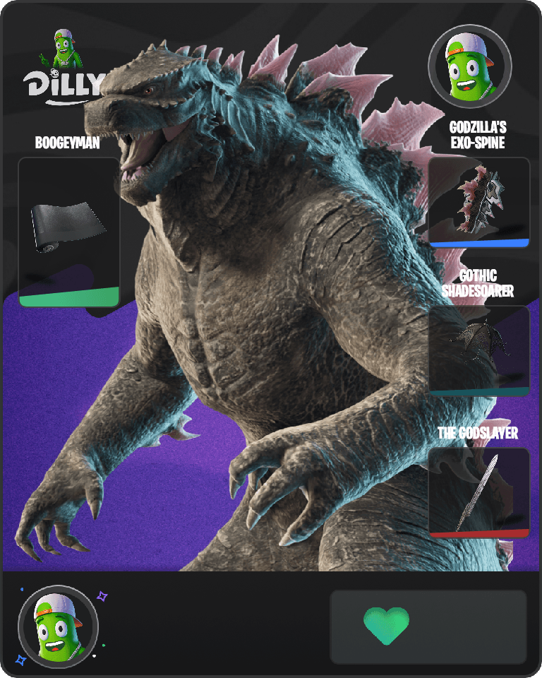 Godzilla Evolved Fortnite combo