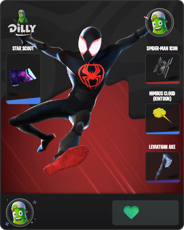 Spider-Man (Miles Morales) Fortnite combo