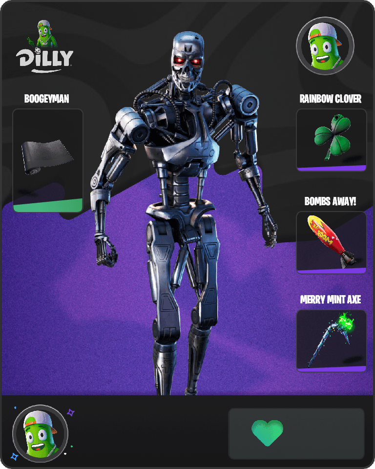 T-800 Fortnite combo