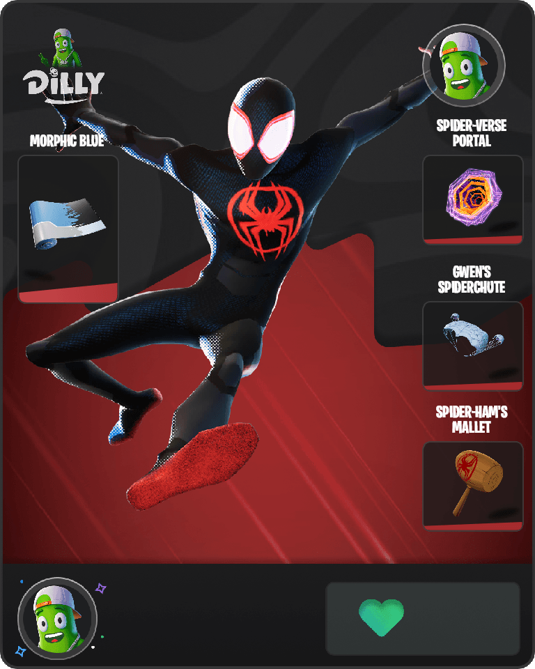 Spider-Man (Miles Morales) Fortnite combo