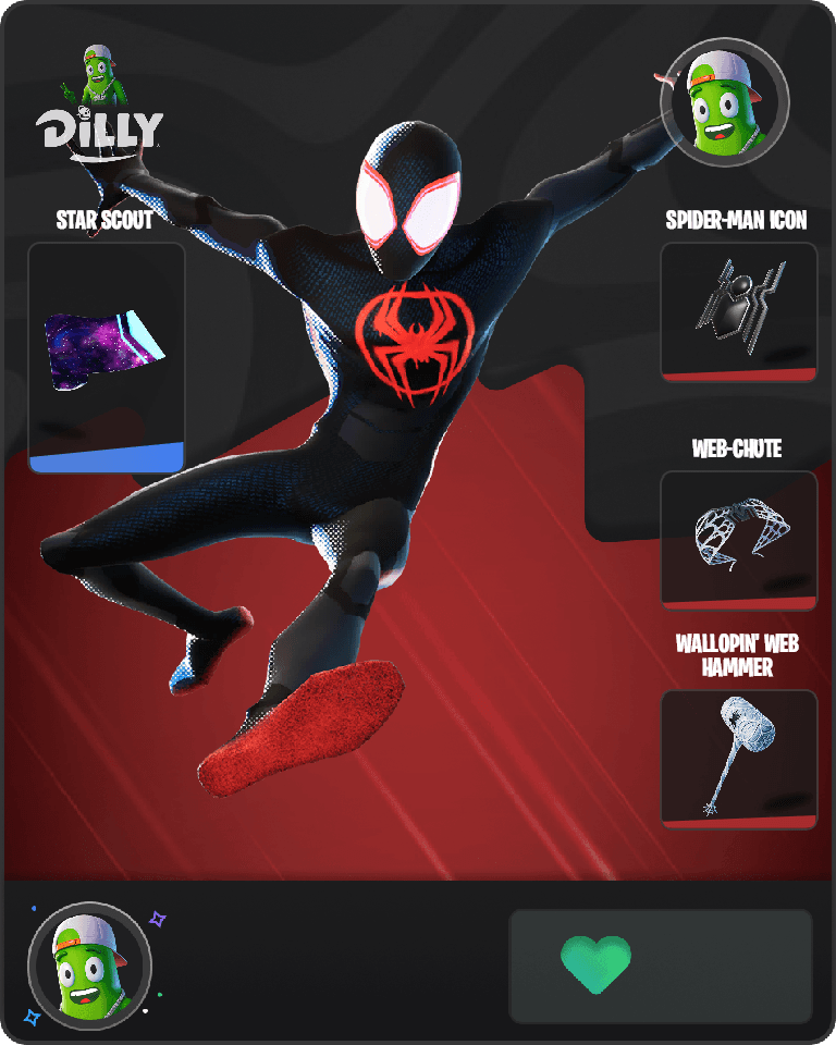 Spider-Man (Miles Morales) Fortnite combo
