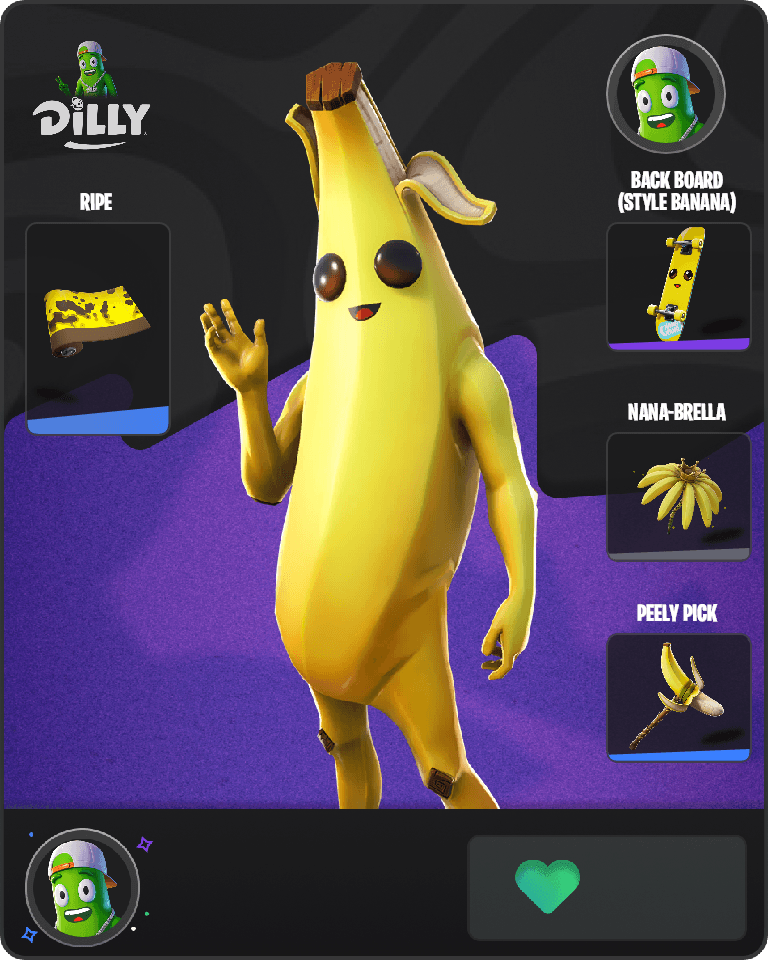 Peely Fortnite combo