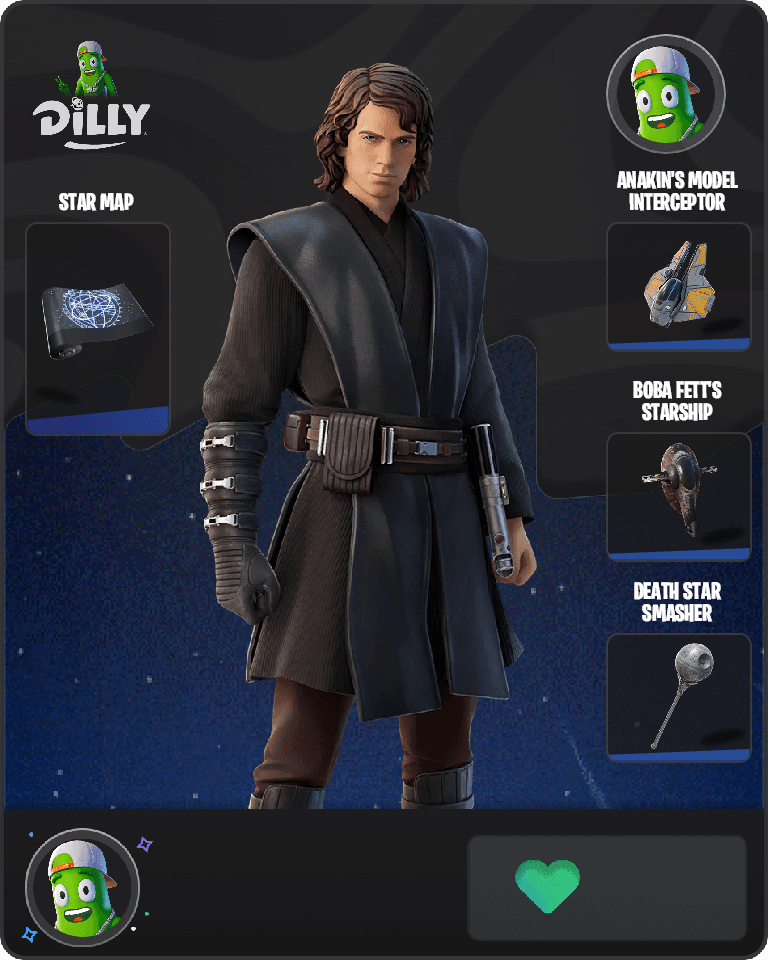 Anakin Skywalker Fortnite combo