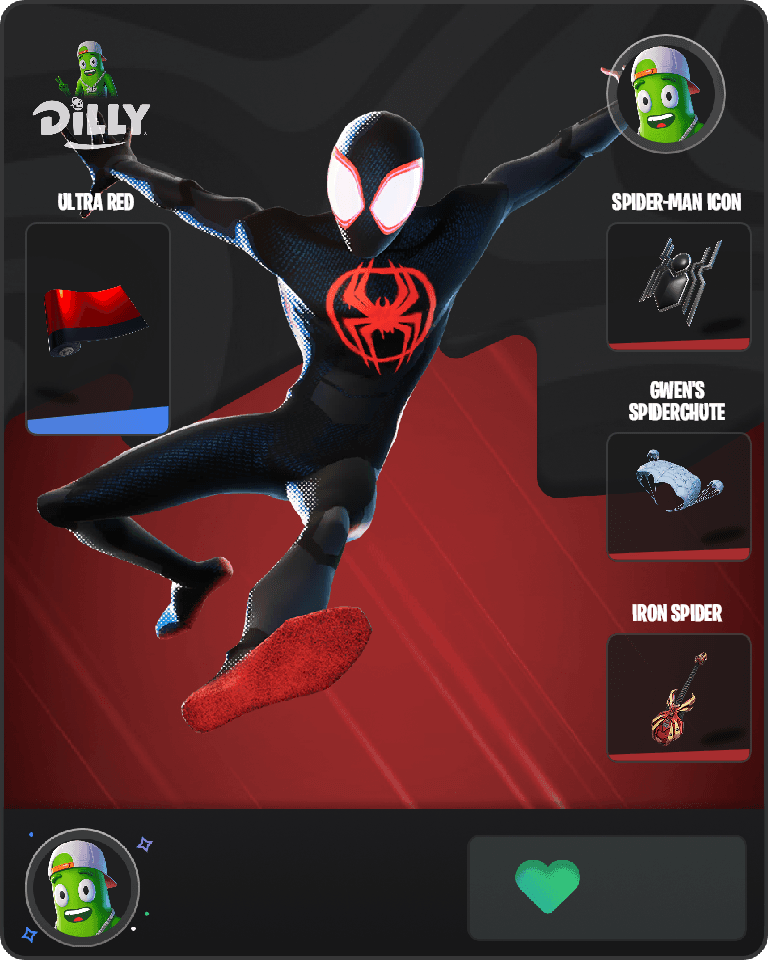 Spider-Man (Miles Morales) Fortnite combo