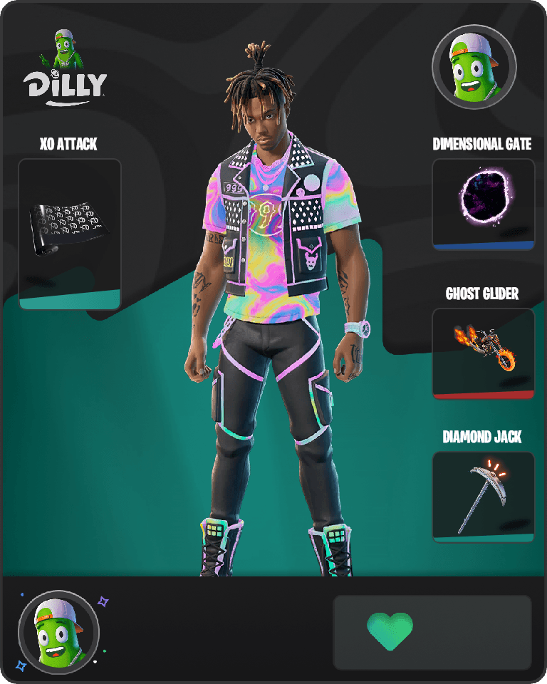 Juice WRLD Fortnite combo