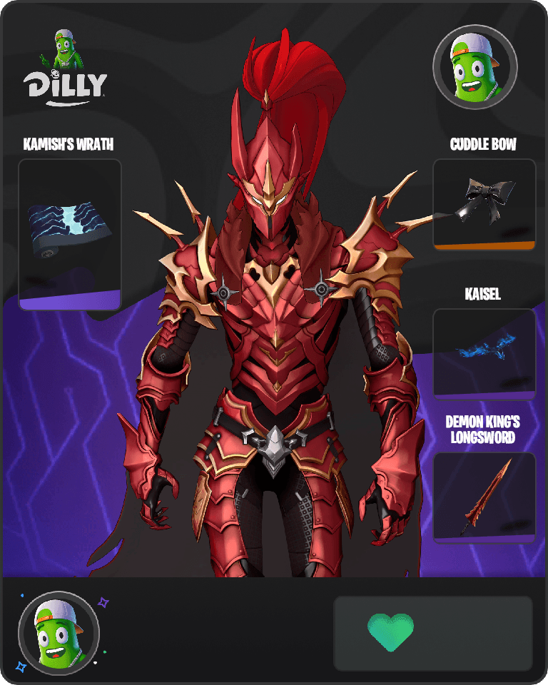 Blood-Red Commander Igris Fortnite combo