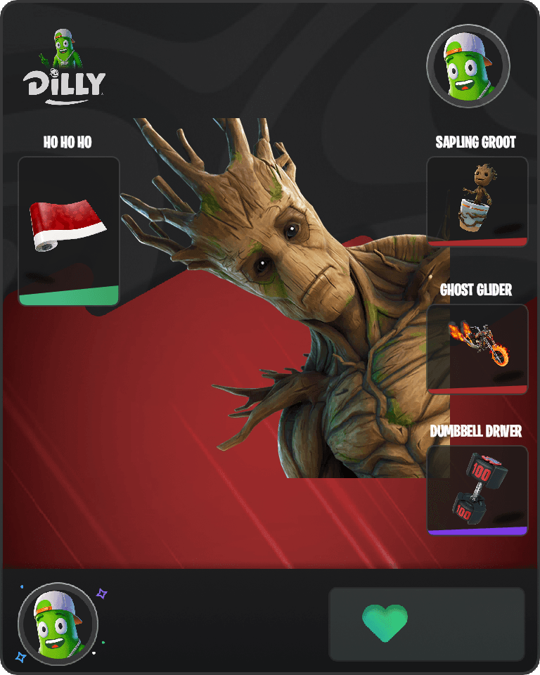 Groot Fortnite combo