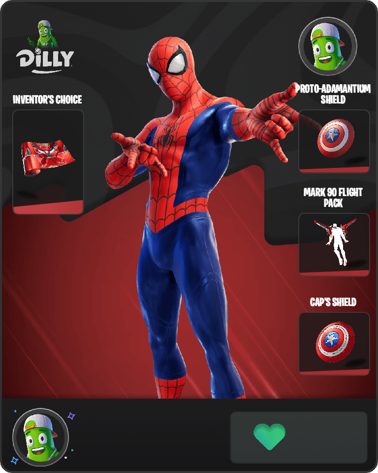 Spider-Man Fortnite combo