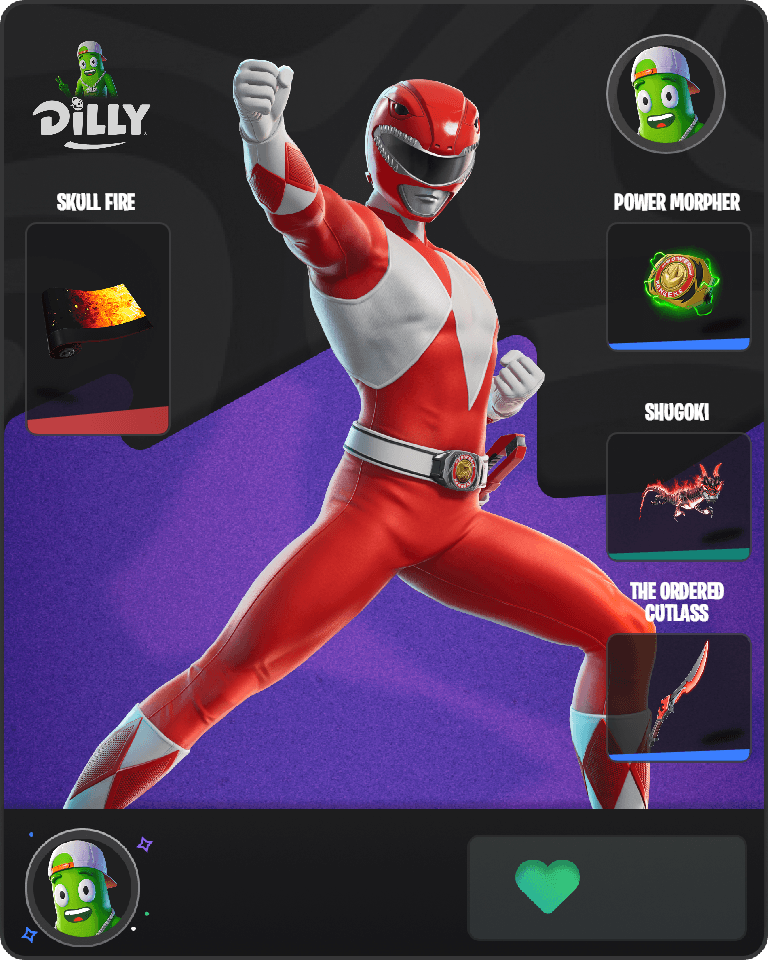 Red Ranger Fortnite combo