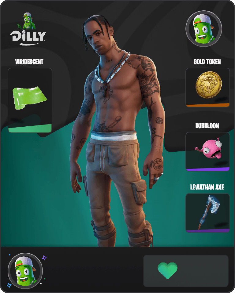 Travis Scott Fortnite combo