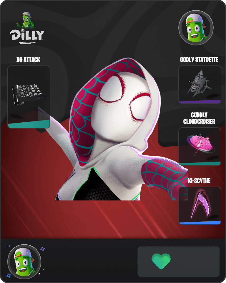 Spider-Gwen Fortnite combo