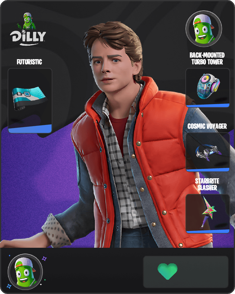 Marty McFly Fortnite combo