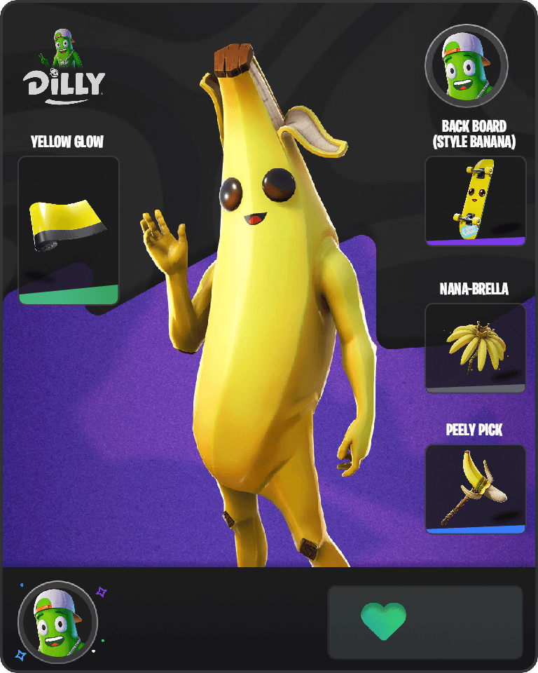 Peely Fortnite combo