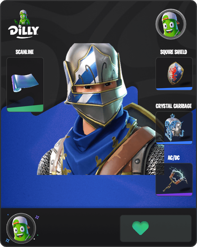 Blue Squire Fortnite combo