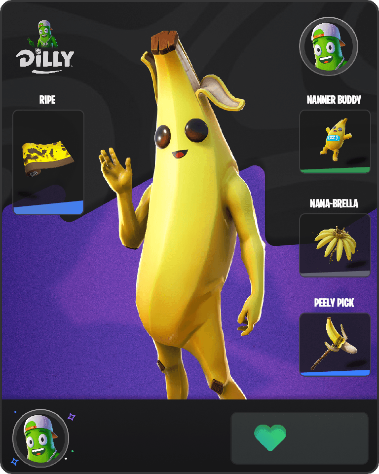 Peely Fortnite combo