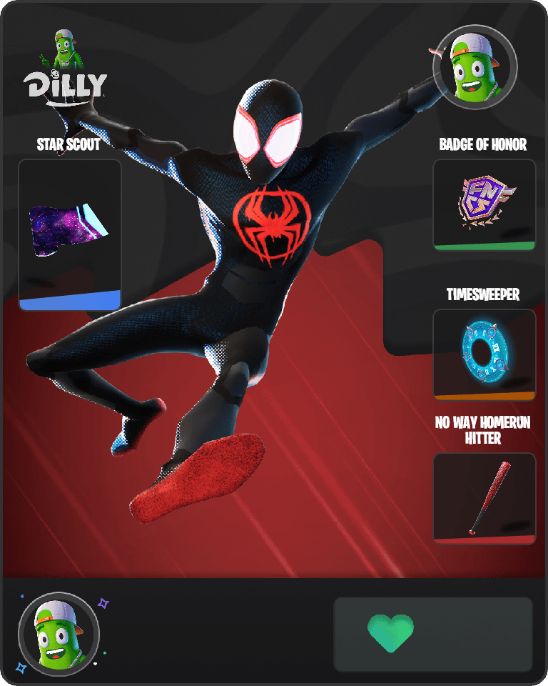 Spider-Man (Miles Morales) Fortnite combo