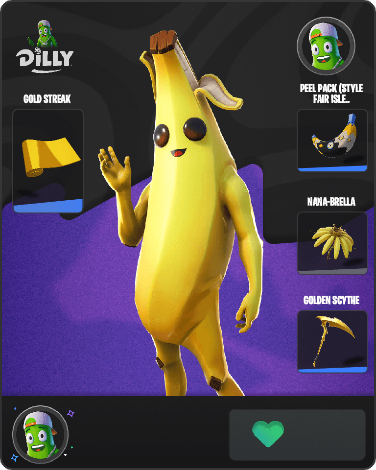Peely Fortnite combo