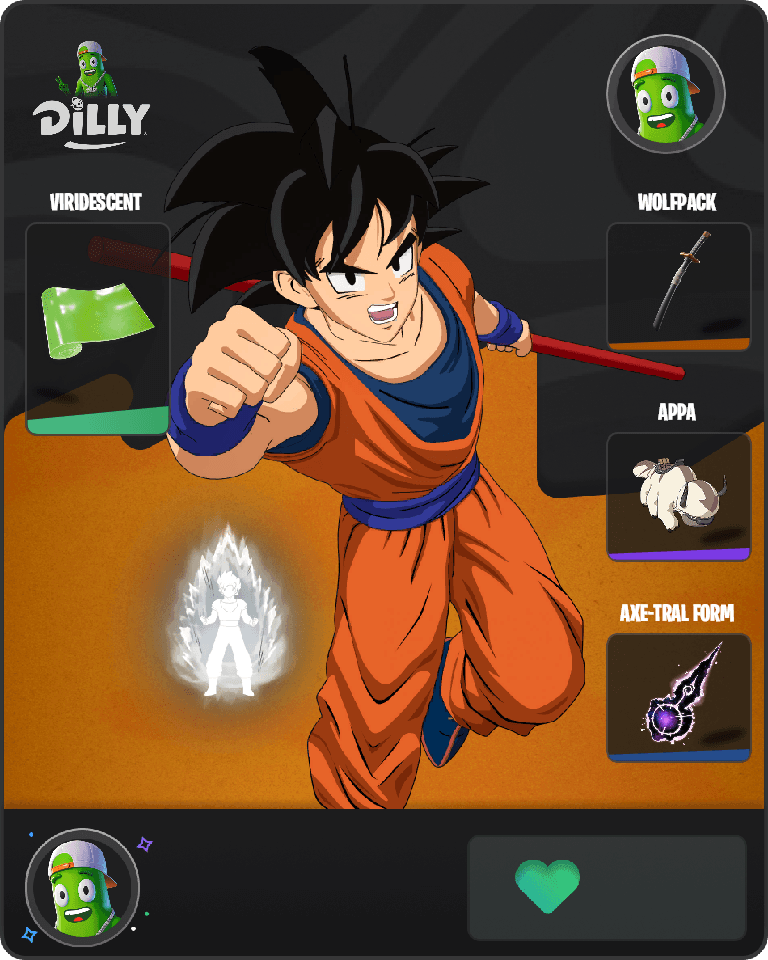 Son Goku Fortnite combo