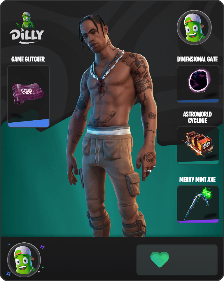 Travis Scott Fortnite combo