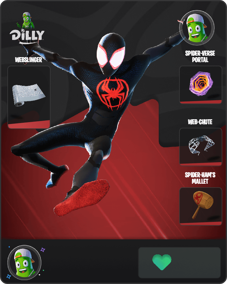 Spider-Man (Miles Morales) Fortnite combo