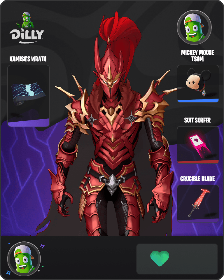 Blood-Red Commander Igris Fortnite combo
