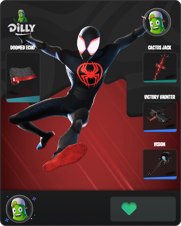 Spider-Man (Miles Morales) Fortnite combo