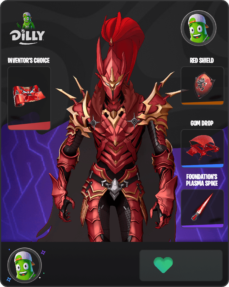 Blood-Red Commander Igris Fortnite combo