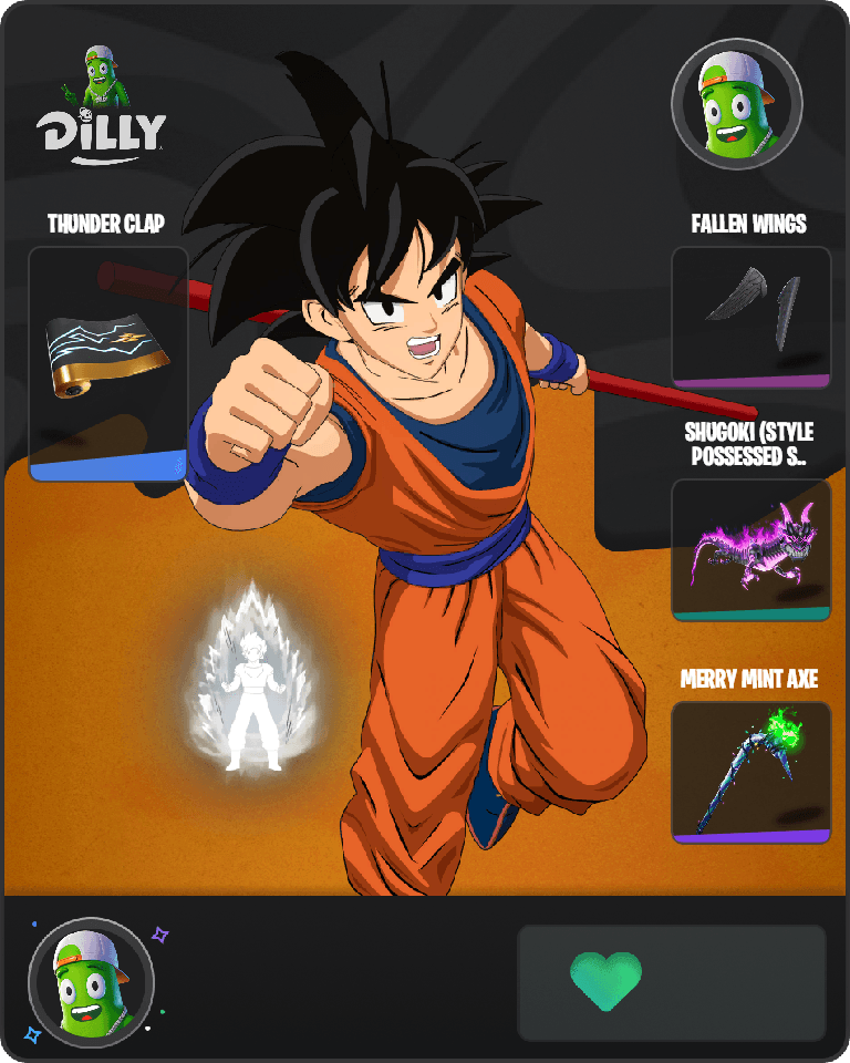 Son Goku Fortnite combo