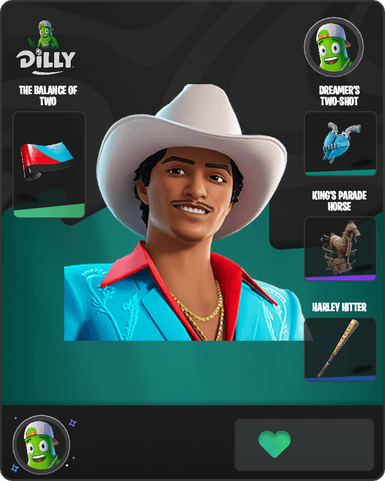 Die With A Smile Bruno Fortnite combo