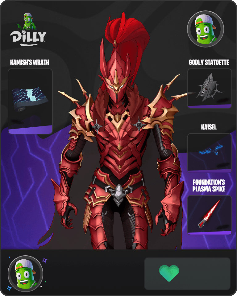 Blood-Red Commander Igris Fortnite combo