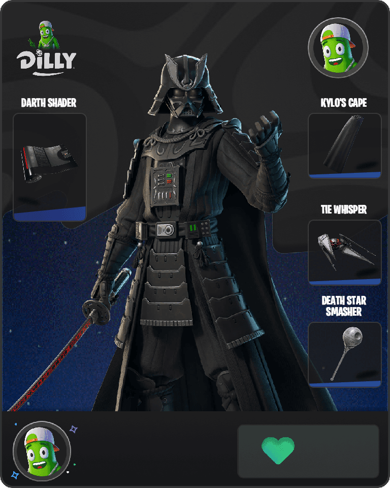 Darth Vader Samurai Fortnite combo