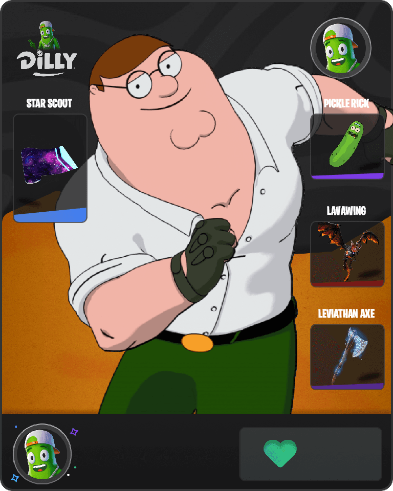 Peter Griffin Fortnite combo