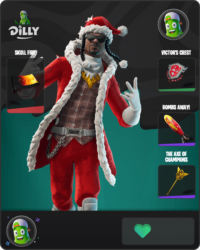 Santa Dogg Fortnite combo