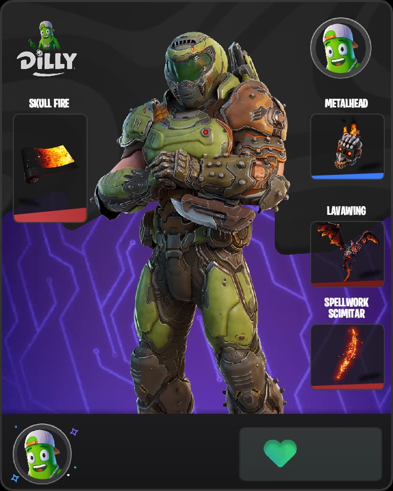 Doom Slayer Fortnite skin combo