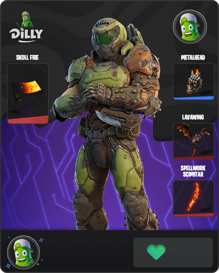 Doom Slayer Fortnite combo