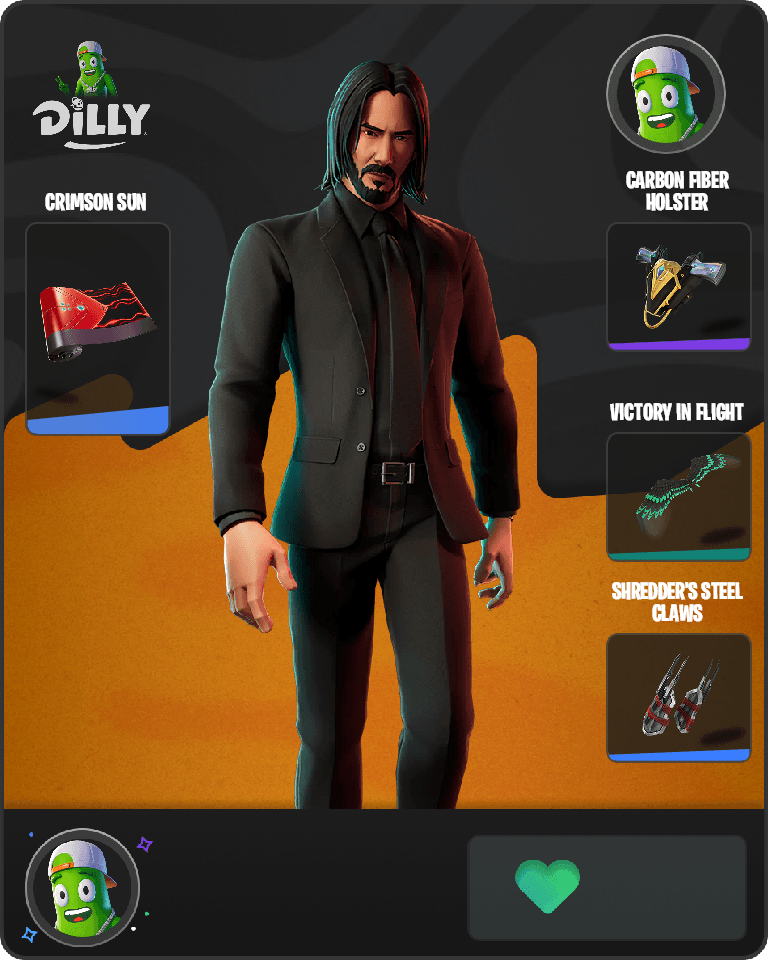 John Wick Fortnite combo