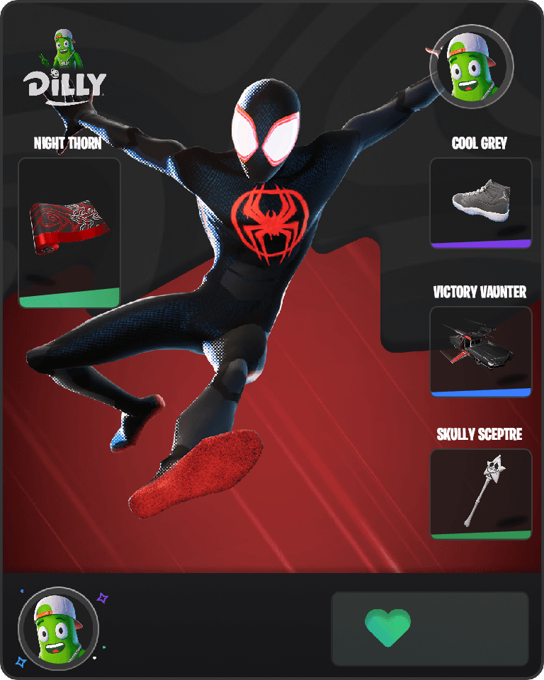 Spider-Man (Miles Morales) Fortnite combo